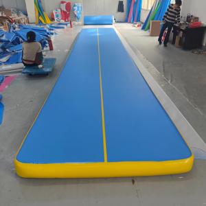 Tapis de yoga gonflable personnalisé de 10 cm et 20 cm, Airtrack de haute qualité, vente en gros, piste de gymnastique de niveau commercial - Product Image 4