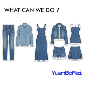 Jeans pour femmes YUANBOFEI, taille haute, skinny, denim de haute qualité, extensible, bleu, coupe slim, effet push-up, pantalon skinny pour femmes - Product Image 5