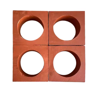 Blocs de terre cuite pour <span class=keywords><strong>terrasse</strong></span>, briques de jardin, dalles murales décoratives, motif rond, briques de pare-vent pour piscine - Product Image 3