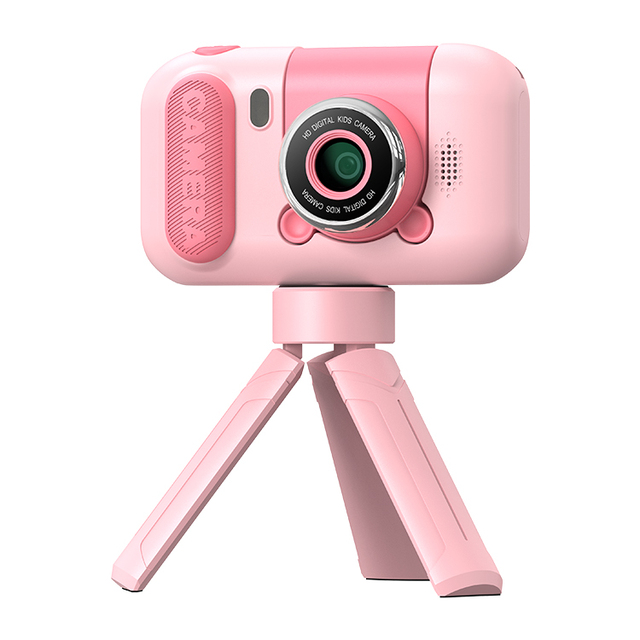 OEM F79 Kids Selfie Camera 180° Flip Lens MP3 Music Learning Game Fun Filter 2.4" Screen Selfie Sticker Children Gift Camera