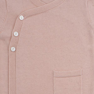 Conjunto de 2 Piezas de Suéter de Punto de Algodón para Bebés Recién Nacidos OEM, Conjunto de Suéter para Bebés Niños y Niñas con Calcetines, Conjuntos de Ropa de Punto - Product Image 6