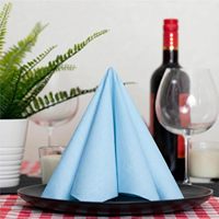 Serviettes en papier Airlaid couleur Pantone personnalisées, texture lin douce et épaisse, pour la restauration haut de gamme des complexes hôteliers