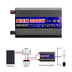 Usine en gros 2000W 3000W onduleur <span class=keywords><strong>solaire</strong></span> onde sinusoïdale pure avec écran LCD 12V DC et 220V AC sortie pour voiture maison 60Hz fréquence - Product Image 2