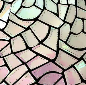 Fabrika toptan ayna kostümleri geometrik payet kumaş işlemeli payet kumaş performans elbise için - Product Image 2