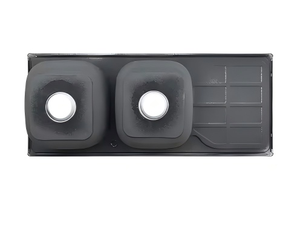 Chất lượng cao bán buôn tùy chỉnh sản phẩm tại chỗ bát đôi bồn rửa nhà bếp với drainboard với bán buôn giá thấp - Product Image 5