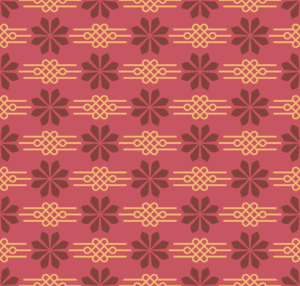 Tissu en coton doux à motif floral géométrique de la série rouge, imprimé numérique personnalisé 2025, pour robes, chemisiers et chemises pour femmes - Product Image 5