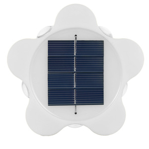 Lampe murale solaire extérieure étanche à LED pour jardin et patio, angle de faisceau de 20 degrés, garantie de 2 ans - Product Image 2