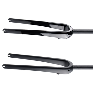 Nouvelle <span class=keywords><strong>fourche</strong></span> de vélo de route/gravel 700C UD entièrement en fibre de carbone, pour <span class=keywords><strong>cyclocross</strong></span>, avec frein à <span class=keywords><strong>disque</strong></span> plat, QR, tige droite et conique - Product Image 3