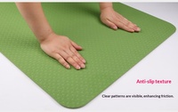 Tapis de yoga TPE bicolore antidérapant, écologique, épaisseur 6 mm 8 mm, pour fitness, exercices à domicile, gym, Pilates