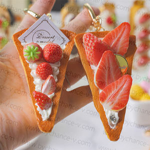 Ciondoli Realistici a Forma di Torta e Dessert, Charm di Moda Premium per Ragazze, Accessori per Creazione di Gioielli Fai-da-Te - Product Image 2