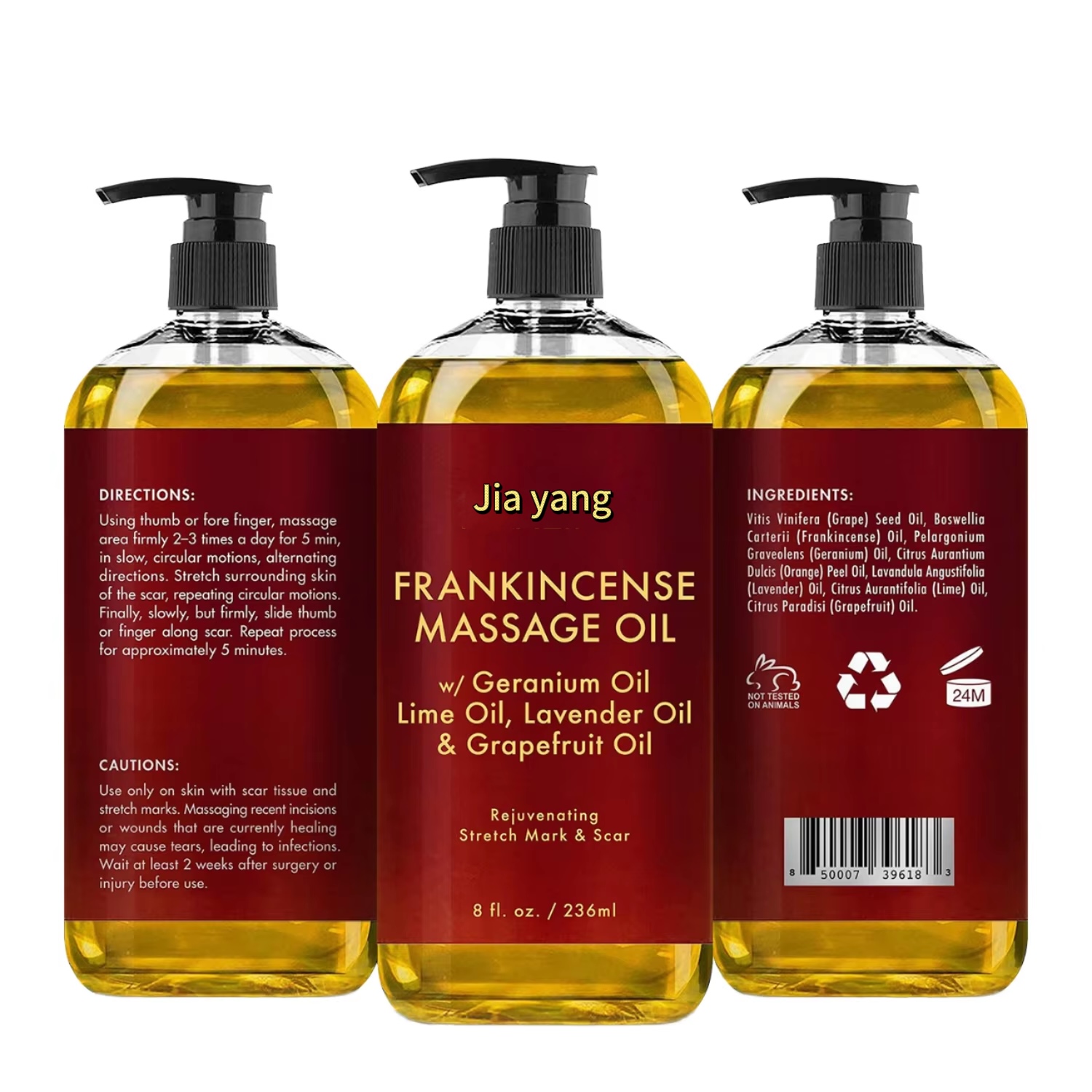 Huile de massage musculaire
