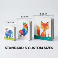 Service d'Impression de Livres Cartonnés Personnalisés et Réutilisables pour Enfants à la Demande