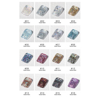 Prix usine sans lingette 16 couleurs 5ml Platinum Glitter Soak Off Led UV Gel vernis à ongles