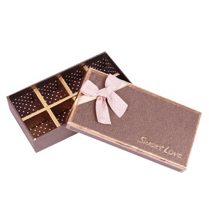Sang Trọng Thân Thiện Với Môi Sô Cô La Bóng Bao Bì Hộp Macaron Hộp Quà Tặng Tùy Chỉnh Hộp Sô Cô La Với Ribbon - Product Image 4