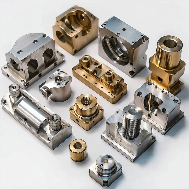 Custom Precision Metal Iron Titanium Anodized