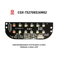 Accessoire de caméra de sécurité CCTV 3030 2835, panneau PCBA à double spectre infrarouge IR et lumière blanche, vision nocturne 850nm 940nm
