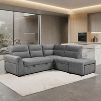 Sofá Cama de Dos Plazas de Estilo Europeo Moderno con Relleno de Esponja, Sofás Reclinables que Ahorran Espacio para Dormitorio y Sala de Estar