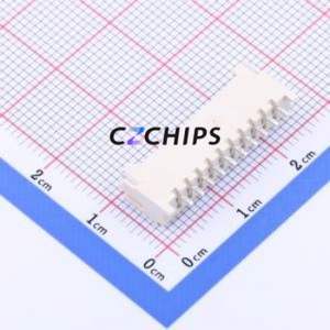 HC-HY-10AWT Wire-to-Board Pin Header SMD,P=2mm,Horizontal Mount Connector 1x10P 2mm Horizontal Mount HY - Product Image 2