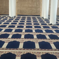 Nouveau design personnalisé de l'usine chinoise Tapis de prière Masjid Tapis mural en nylon fabriqué à la machine pour la source directe de la mosquée turque