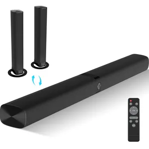 Wireless Sound Bar Bluetooth Detachhable Soundbar Home Theater System Sound Bars For TV With HDMI- ARC/Optical/AUX Conne