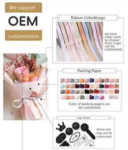 Ramo de Rosas Eternas Luminosas (12 Rosas LED) en Caja Cuadrada Hecha a Mano, Única para <span class=keywords><strong>el</strong></span> Día de la Madre, Aniversario de Bodas - Product Image 6