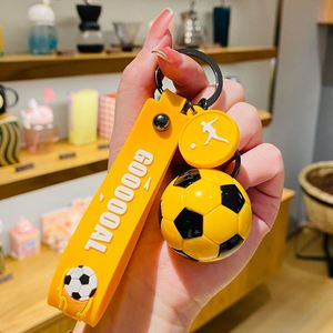 Custom Logo UV Printed Stainless Steel 3D Soccer <b>Keychain</b>-Fashion Lightweight <b>Personalized</b> Sports Gift for Fans - Product Image 5