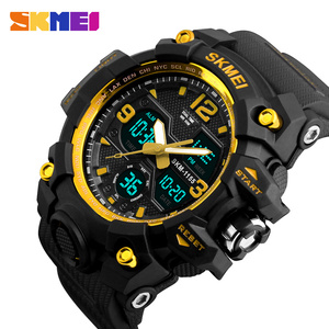 Montre digitale <span class=keywords><strong>SKMEI</strong></span> <span class=keywords><strong>1155B</strong></span>, best-seller, analogique, sport, bracelet, 50 m étanche, logo de marque personnalisé, unisexe. - Product Image 4