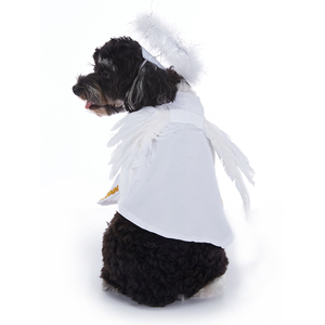 Disfraz de Ángel de la Oración para Perro, de Poliéster, Moderno, Divertido, para Halloween, Cosplay, para Perros, Tallas <span class=keywords><strong>S</strong></span>/M/L/XL - Product Image 5