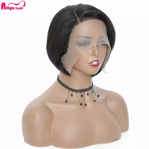 Sitios web al por mayor de China Peluca Shot Bob Hueso Recto Corte <span class=keywords><strong>Pixie</strong></span> Cabello humano Encaje frontal Pelucas <span class=keywords><strong>Pixie</strong></span> Peluca de cabello peruano para mujeres negras - Product Image 1