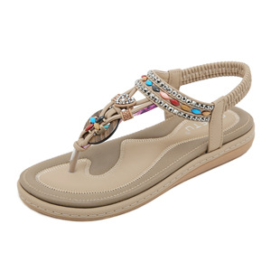 Fashionable Cross-border Stunning Waterproof High <b>Heels</b> 2025 Summer New Arrival Spring/Winter Fashion Style One-line Thick <b>Heel</b> - Product Image 6