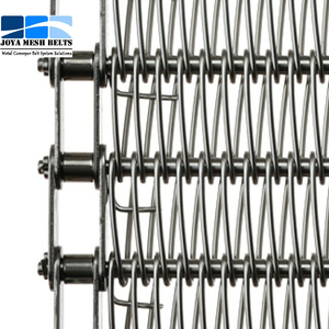 Yüksek sıcaklık paslanmaz çelik zincir tel örgülü konveyör bandı kemer üreticisi/gıda sanayi çiftlik metal konveyör bant fiyat - Product Image 1