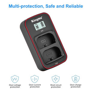 แบตเตอรี่ลิเธียม KingMa Full Decoded รุ่น LP-E6NH (2 ชิ้น) พร้อมที่ชาร์จแบบ Dual USB Type-C สำหรับกล้อง Canon 5D Mark II 5D3 - Product Image 4