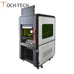 High Safety Full Closed Type Fiber Laser Marking Machine for Metal Chip Card Logo Printing Engraving Cutting