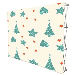 Support de bannière déroulante rétractable de luxe AIPAI à base large, cadre en aluminium, impression graphique HD imperméable et résistante au vent pour exposition - Product Image 2