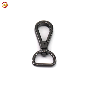 Fabricante de mosquetón de alta calidad, mosquetón giratorio con gancho de resorte con Clip de Metal de 10/15mm para correa de perro <span class=keywords><strong>y</strong></span> accesorios para <span class=keywords><strong>bolsos</strong></span> - Product Image 4