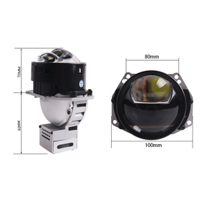 SANVI 3 Inch E10 Bi Led Projector Lens Car Headlight Double High Low Beam Auto Accessory Automobile Front Head Lamps - Product Image 6