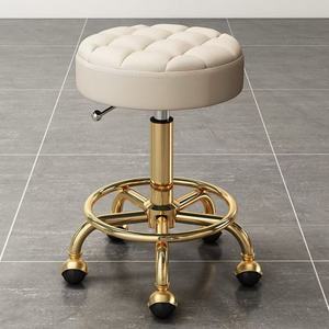 Chaise de styliste de salon de beauté à succès en 2025, tabouret de salon de coiffure, mobilier de salon, chaise de coiffure ronde contemporaine, magnifique pour les cils - Product Image 6