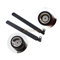 Antena WiFi de 5dBi 2.4G de Alta Ganancia, Plegable, Tipo Pato de Goma, Conector SMA para Sistema de Seguridad CCTV, Router, Punto de Acceso AP