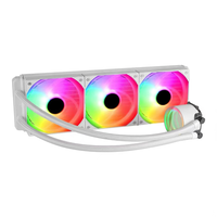 360mm refroidissement par eau CPU tout-en-un refroidisseur liquide PWM ARGB ventilateurs 12V PC de jeu compatibles toutes les plates-formes