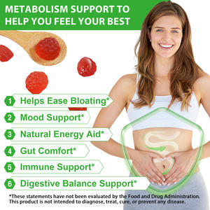 הבזנטלים צמח בר תמצית תוספת משקל אובדן גומי עור ויטמין תזונה תוספי מזון berberine gummies - Product Image 5