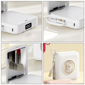 Batería Externa Portátil Personalizada de 20000 mAh, 3 en 1, con Diseño de Dibujos Animados para Niños, con Soporte y Cable - Product Image 5