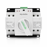 MythEle ATS 2P 4P 125A 230V 380V Micro-interrupteur automatique (CB) (PC) Commutateur de transfert automatique double alimentation