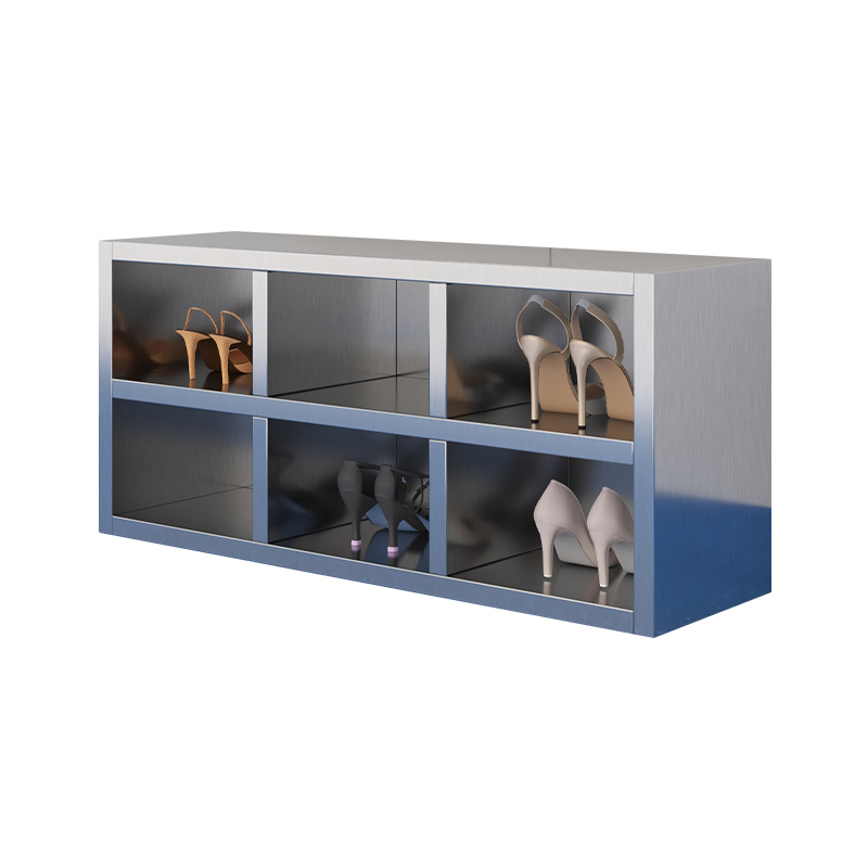 Stainless Steel Individual Shoe Storage Stylish Storage Solutions