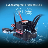 Étanche 25A 35A 45A 60A 80A 120A 150A ESC Brushless Senseless Speed Controller T / XT60 Plugfor 1/8 1/10 1/12 1/20 RC Car