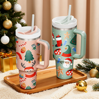 Vaso Térmico Personalizado con Logotipo para Regalo de Navidad o Festivales, para Hombre, 40 oz, Doble Pared, Aislamiento al Vacío, Acero Inoxidable 304 de Grado Alimenticio, Libre de BPA, para Bebidas Frías