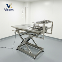Mesa de Operaciones Veterinaria de Acero Inoxidable Personalizada Directo de Fábrica, Mesa Quirúrgica para Clínica Veterinaria y Hospital de Mascotas