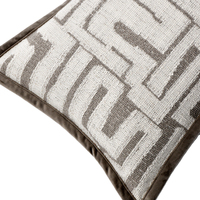 Coussin décoratif en polyester jacquard de qualité supérieure, motif totem africain camel, pour l'ameublement de la maison, vente en gros