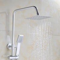 Ensemble de mitigeur de douche en aluminium spatial, système de douche sans rouille, mitigeur de douche mural pour salle de bain, populaire en Afrique