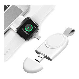 Mini chargeur de montre USB 3W <span class=keywords><strong>porte</strong></span>-<span class=keywords><strong>clés</strong></span> charge rapide sans fil Portable magnétique pour <span class=keywords><strong>Apple</strong></span> <span class=keywords><strong>Watch</strong></span> - Product Image 1