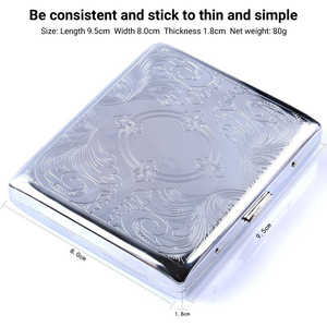 Étui à cigarettes <span class=keywords><strong>automatique</strong></span> créatif et personnalisé en métal, vente en gros directe d'usine, tendance - Product Image 3